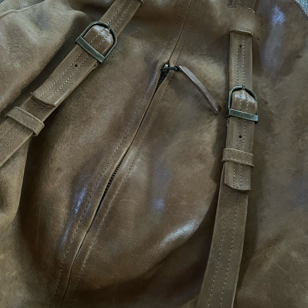 Mayko Leather Convertable Backpack Bag - image 2
